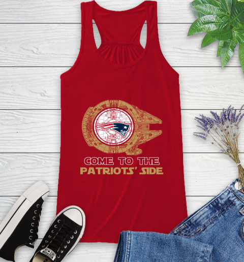 NFL Come To The New England Patriots Wars Football Sports Racerback Tank 5
