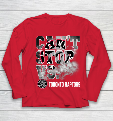 NBA Toronto Raptors Basketball Can't Stop Vs Youth Long Sleeve 8