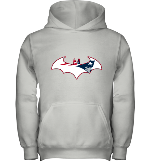 We Are The New England Patriots Batman NFL Mashup Youth Hoodie