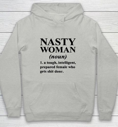 Nasty Woman Noun black Youth Hoodie