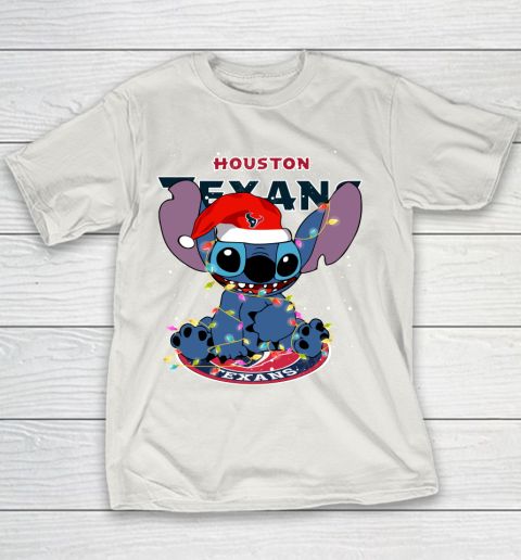 Houston Texans NFL Football noel stitch Christmas Youth T-Shirt 8