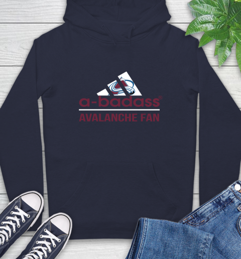 NHL A Badass Colorado Avalanche Fan Adidas Hockey Sports Hoodie - Image 4