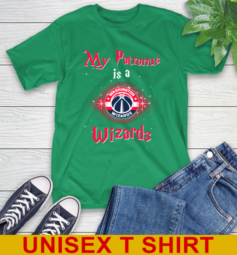 NBA Basketball Harry Potter My Patronus Is A Washington Wizards T-Shirt 7