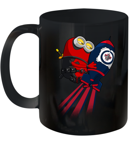 NHL Hockey Winnipeg Jets Deadpool Minion Marvel Shirt Ceramic Mug 11oz