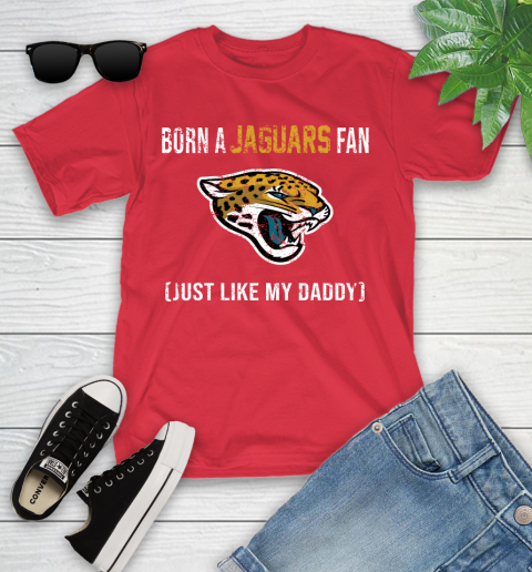 NFL Jacksonville Jaguars Football Loyal Fan Just Like My Daddy Shirt Youth T-Shirt 11