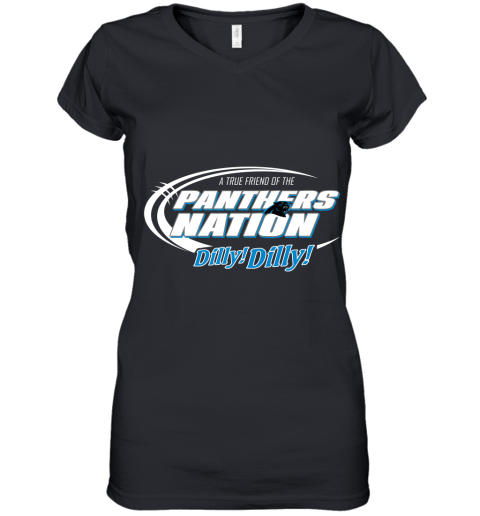 A True Friend Of The Panthers Nation Women's V-Neck T-Shirt
