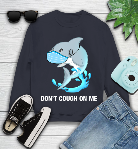 Nurse Shirt Don t Cough On Me Shark T Shirt Youth Sweatshirt Tee For Sports
