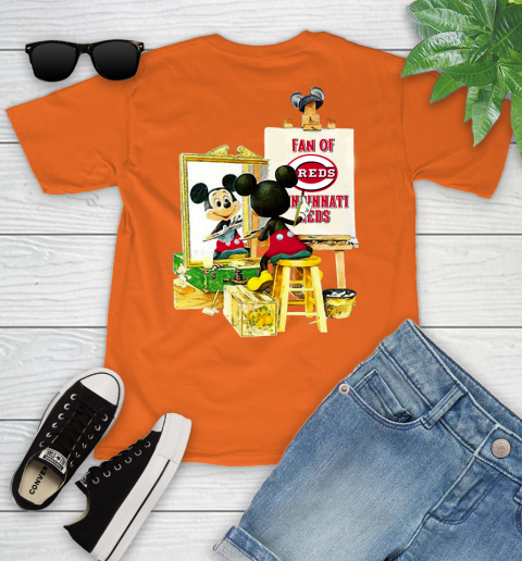 MLB Baseball Cincinnati Reds Mickey Drawing Shirt 101