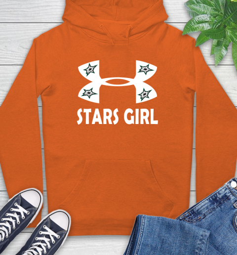 NHL Dallas Stars Girl Under Armour Hockey Sports Hoodie 4