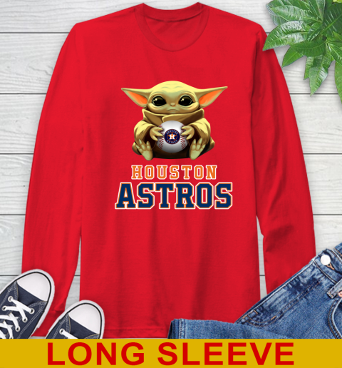 MLB Baseball Houston Astros Star Wars Baby Yoda Shirt 67
