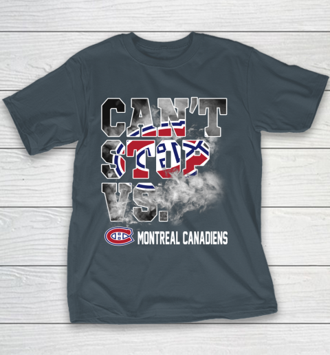 NHL Montreal Canadiens Hockey Can't Stop Vs Youth T-Shirt 5