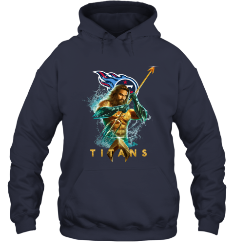NFL Tennessee Titans Aquaman DC Football Sports oEknLpkIYvS hoodie 23 95 151514 front navy