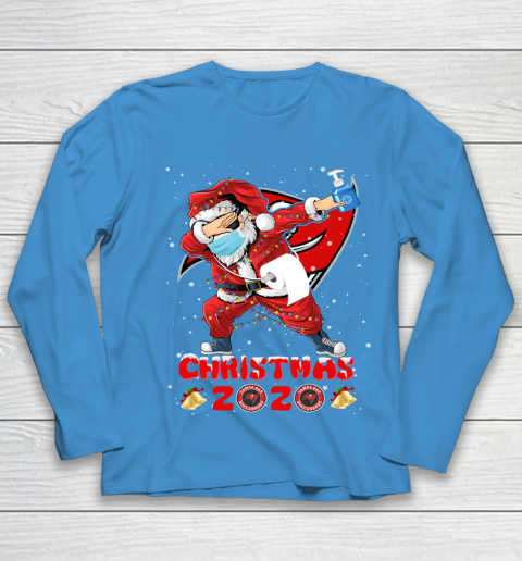 Tampa Bay Buccaneers Funny Santa Claus Dabbing Christmas 2020 NFL Youth Long Sleeve 5