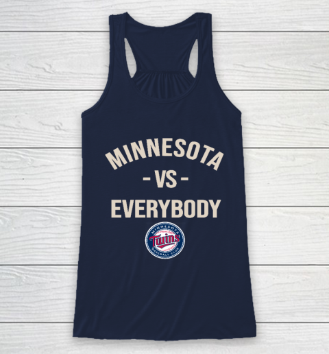 Minnesota Twins Vs Everybody Racerback Tank 8