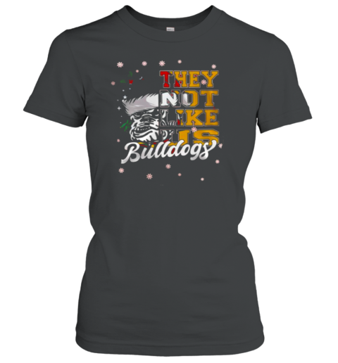 They Hate Us Because They Ain't Us Georgia Bulldogs Mascot Christmas Women's T-Shirt