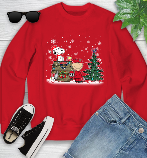 NHL Florida Panthers Snoopy Charlie Brown Woodstock Christmas Stanley Cup Hockey Youth Sweatshirt 8