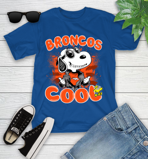 NFL Football Denver Broncos Cool Snoopy Shirt Youth T-Shirt 10