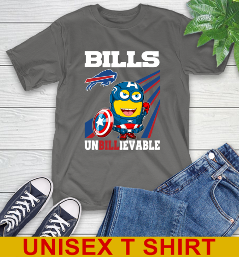 NFL Football Buffalo Bills Captain America Marvel Avengers Minion Shirt T-Shirt 10