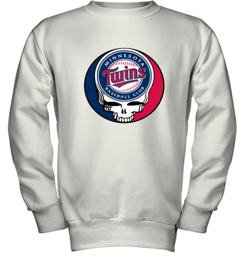 Minnesota Twins The Grateful Dead Baseball MLB Mashup Youth Sweatshirt