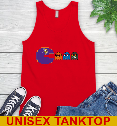 Minnesota Vikings NFL Football Pac Man Champion Tank Top 6