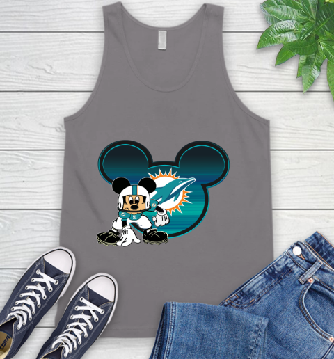 NFL Miami Dolphins Mickey Mouse Disney Football T Shirt Tank Top 7