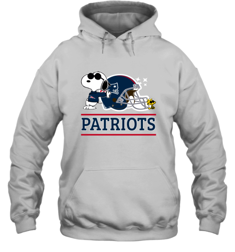 The New England Patriots Joe Cool And Woodstock Snoopy Mashup Hoodie