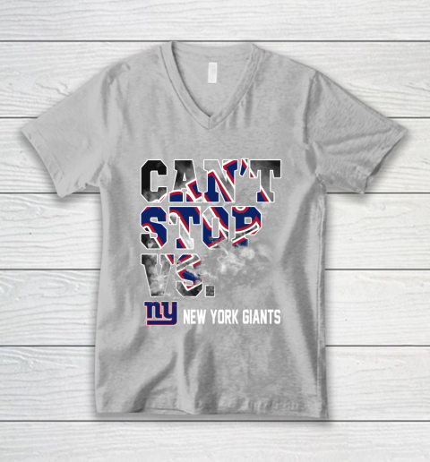 NFL New York Giants Can't Stop Vs V-Neck T-Shirt 3