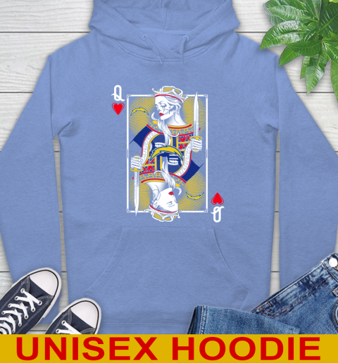 NFL Football Los Angeles Chargers The Queen Of Hearts Card Shirt Hoodie 11