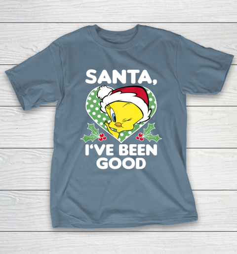 Looney Tunes Christmas Tweety Bird Santa I ve Been Good T-Shirt 6