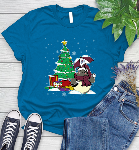 Colorado Avalanche NHL Hockey Cute Tonari No Totoro Christmas Sports Women's T-Shirt 10
