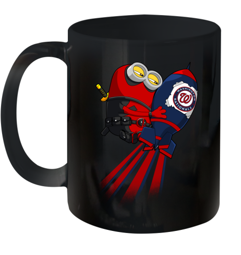 MLB Baseball Washington Nationals Deadpool Minion Marvel Shirt Ceramic Mug 11oz
