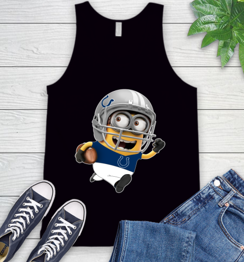 NFL Indianapolis Colts Minions Disney Football Sports Tank Top 2