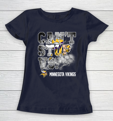NFL Minnesota Vikings Can't Stop Vs Women's T-Shirt 2