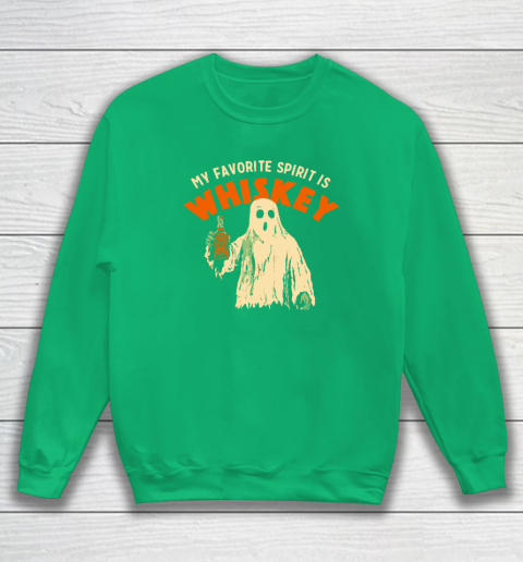 My Favorite Spirit Is Whiskey Halloween Sweatshirt 4