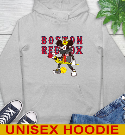 Boston Red Sox MLB Baseball Mickey Peace Sign Sports Hoodie 6