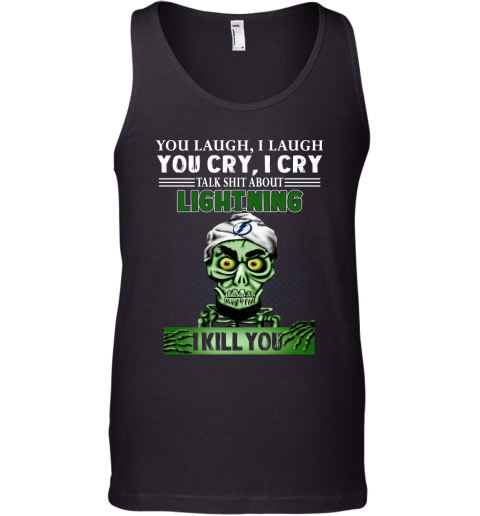 NHL Talk Shit About Tampa Bay Lightning I Kill You Achmed The Dead Terrorist Jeffrey Dunham Hockey 9X9uB9Gol3q unisex tank 17 95 151514 front black
