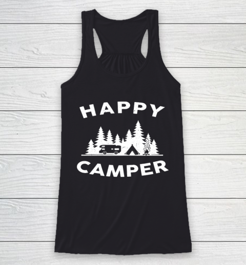 Happy Camper Camping Racerback Tank