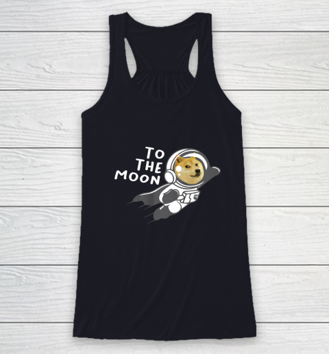 Dogecoin to the Moon Shirt Hodl Doge Coin Crypto Currency Racerback Tank 7