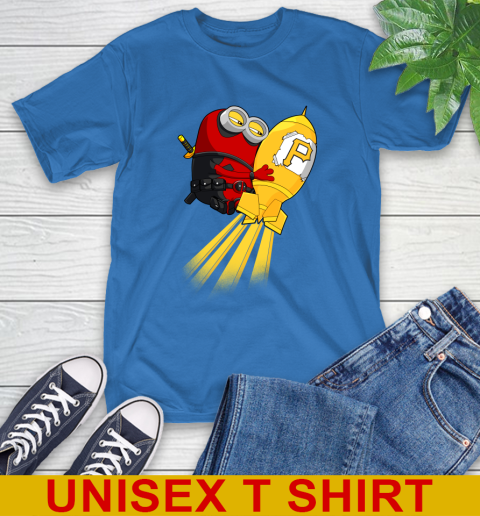 MLB Baseball Pittsburgh Pirates Deadpool Minion Marvel Shirt T-Shirt 11