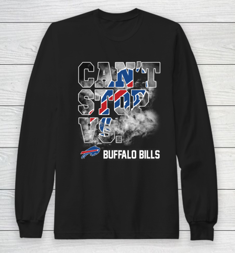 NFL Buffalo Bills Can't Stop Vs Long Sleeve T-Shirt