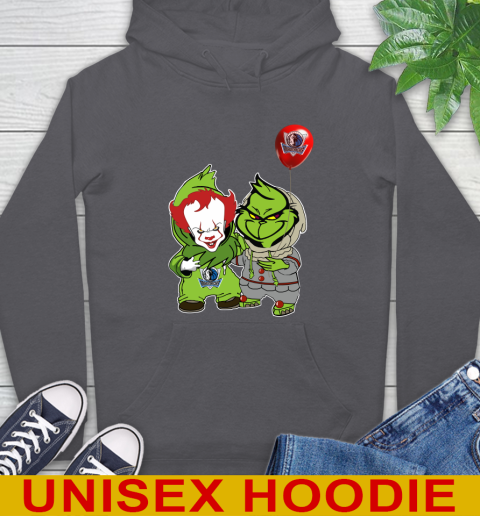 Dallas Mavericks Baby Pennywise Grinch Christmas NBA Basketball Hoodie 7