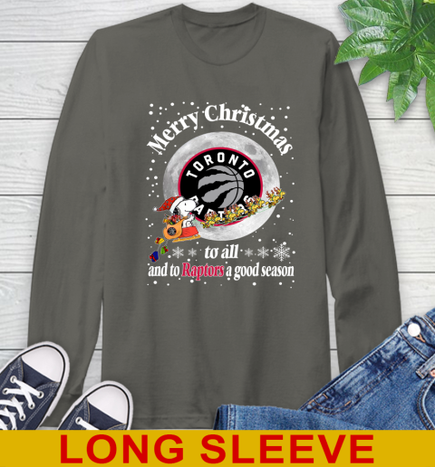 Toronto Raptors Merry Christmas To All And To Raptors A Good Season NBA Basketball Sports Long Sleeve T-Shirt 10