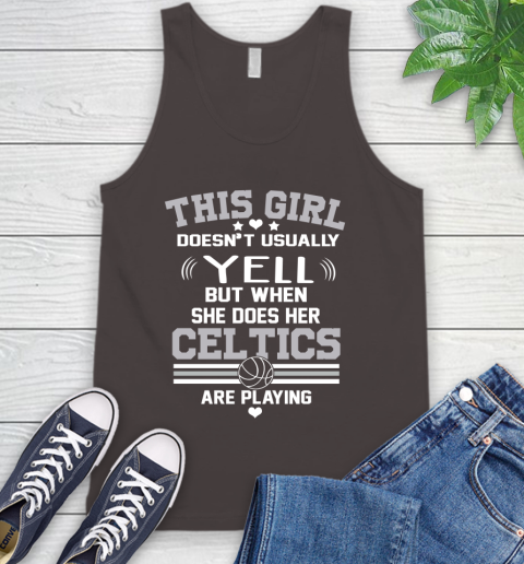 Boston Celtics NBA Basketball I Yell When My Team Is Playing Tank Top 6