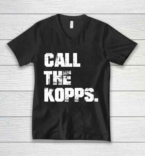 Call The Kopps Funny Father's Day V-Neck T-Shirt