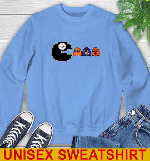 Pittsburgh Steelers NFL Football Pac Man Champion Sweatshirt 11