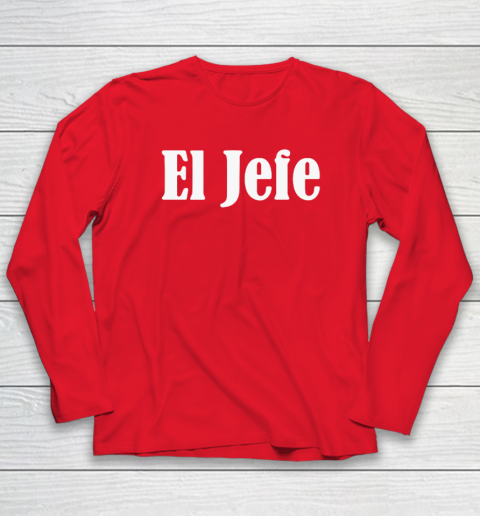Coach Pop El Jefe (print on front and back) Long Sleeve T-Shirt 6