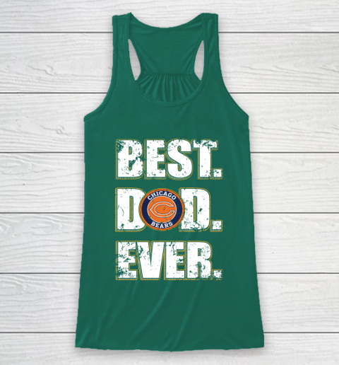 NFL Chicago Bears Football Best Dad Ever Family Shirt Racerback Tank 5