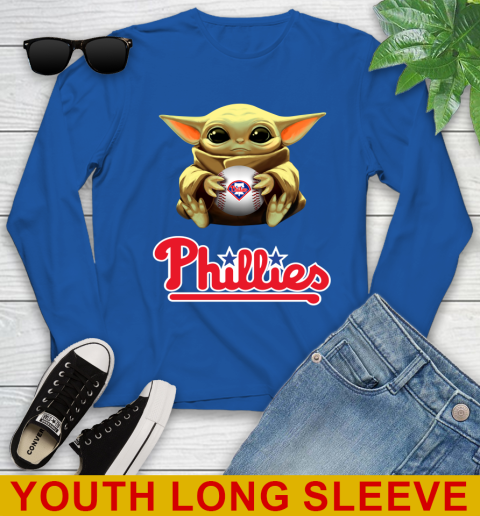 MLB Baseball Philadelphia Phillies Star Wars Baby Yoda Shirt 131