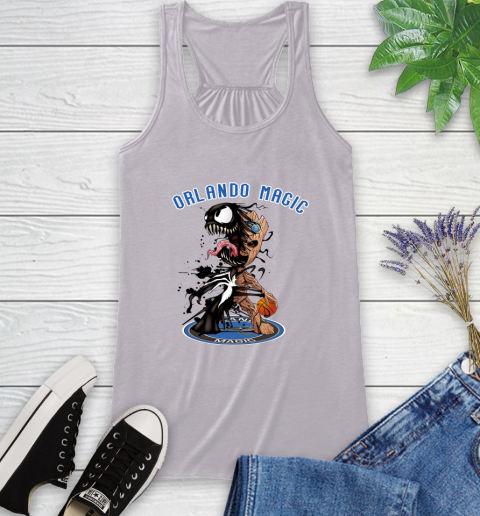 NBA Orlando Magic Basketball Venom Groot Guardians Of The Galaxy Racerback Tank 5
