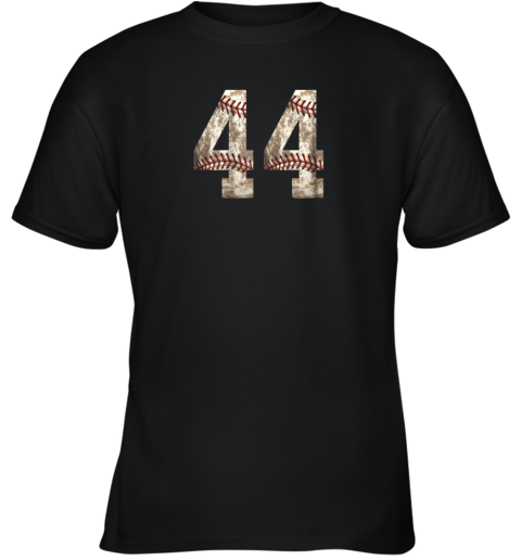Baseball Jersey Number 44 Youth T-Shirt